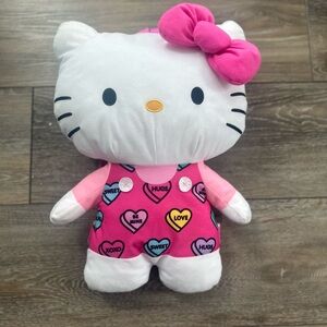 Hello Kitty Plush Backpack with Heart & Love “ be mine “ 💕